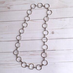 Silvertone Circle Adjustable Belt